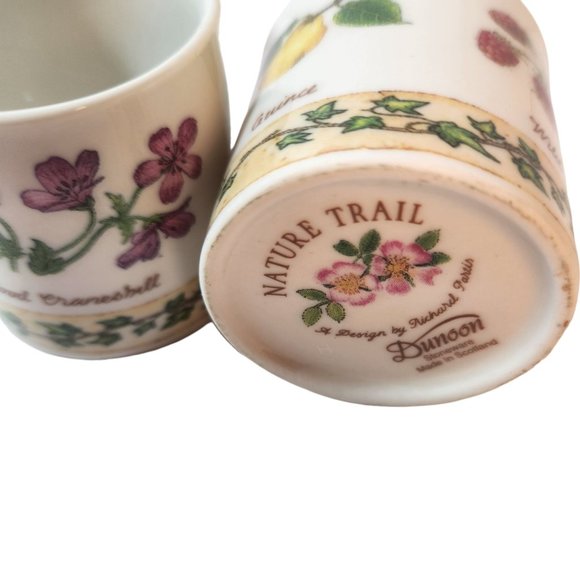 Dunoon Stoneware Nature Trail by Richard Partis Set of 2 Votive Holders Scotland - Picture 6 of 8